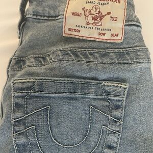 True Religion Woman’s Light Blue Denim Jeans Jennie Curvy